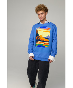 Свитшот мужской OVERSIZE /no flis/