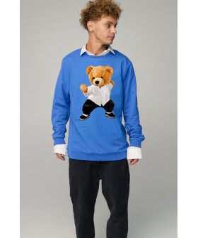 Sweatshirt men's OVERSIZE /no flis/