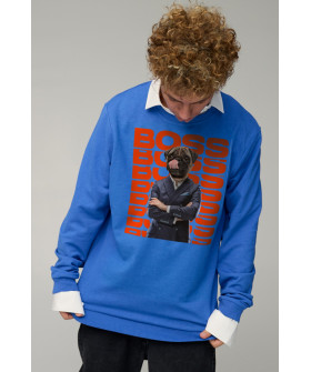 Світшот чоловічий OVERSIZE /no flis/