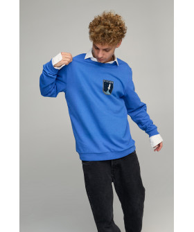 Світшот чоловічий OVERSIZE /no flis/