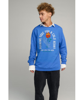 Світшот чоловічий OVERSIZE /no flis/