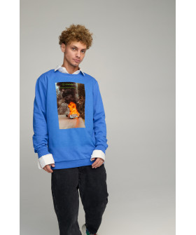 Світшот чоловічий OVERSIZE /no flis/