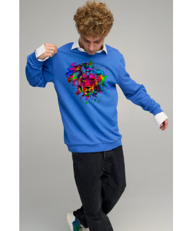 Світшот чоловічий OVERSIZE /no flis/